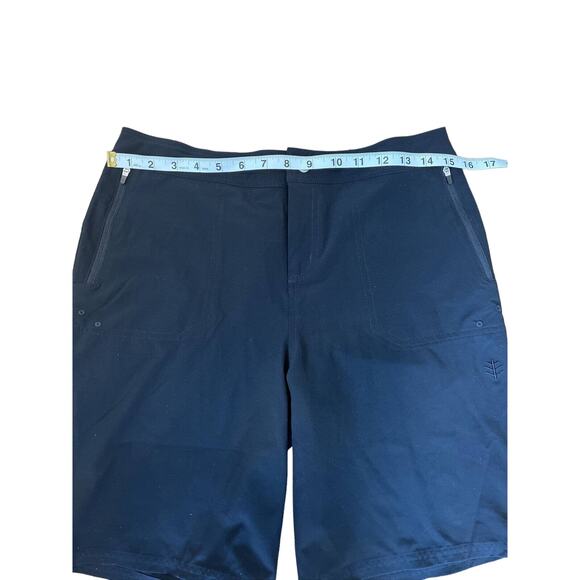 Coolibar Womens Schooner Boardshorts Shorts Black Sun Protection, UPF 50, Size 6 - Picture 4 of 6